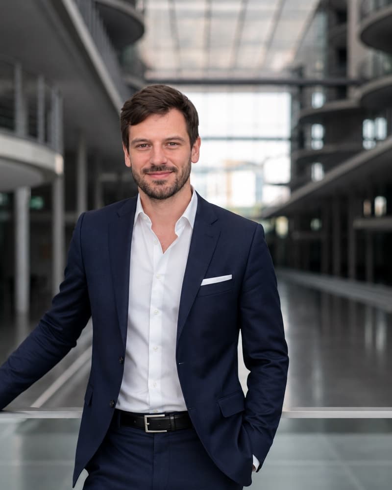 Stephan Schmidt im Paul-Löbe-Haus des Deutschen Bundestags